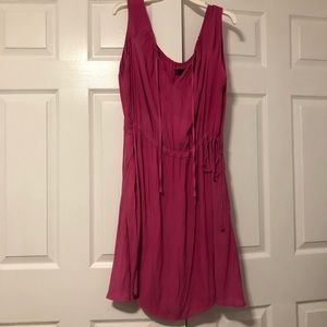 Gap Drawstring Swing Dress